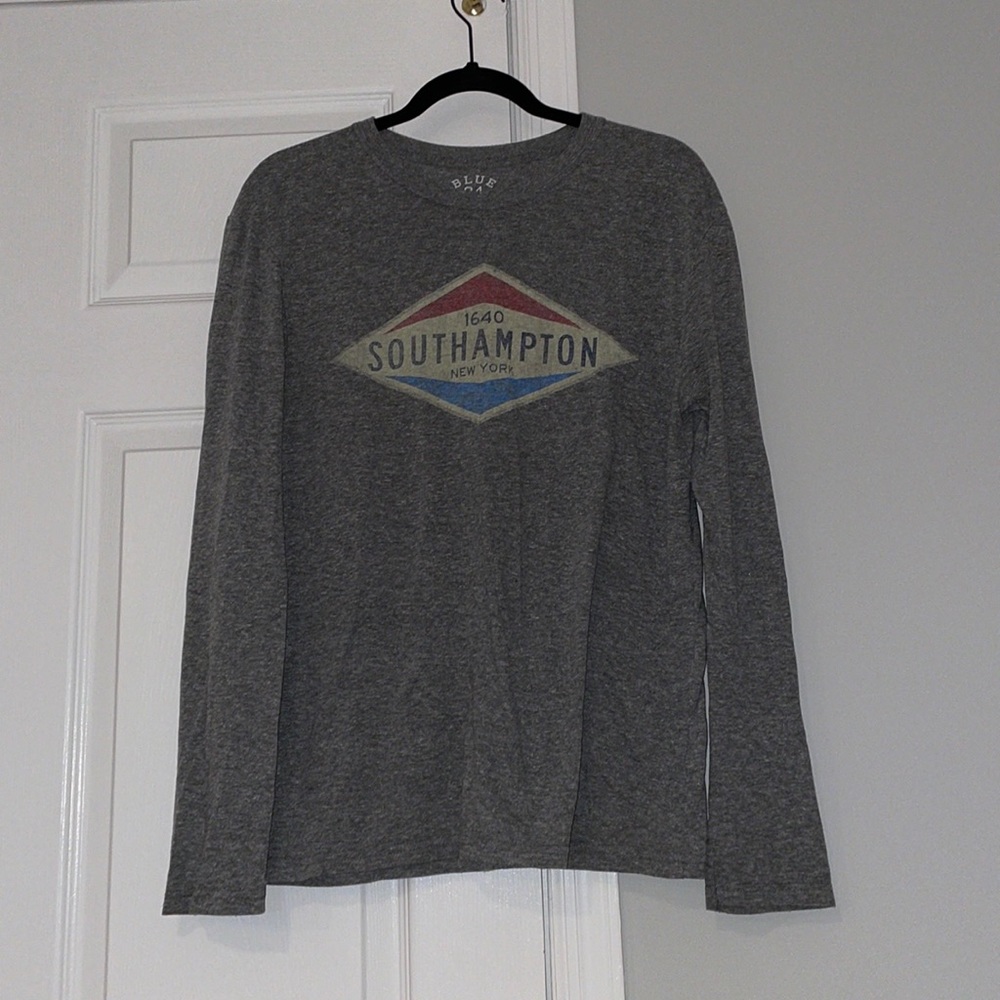 Gray “Southampton” long sleeve tee